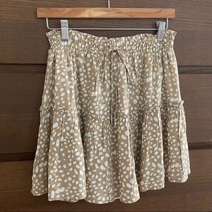 Bohme Pattern Flowy Mini Skirt